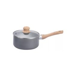 Cacerola granito antiadherente color gris 18cm