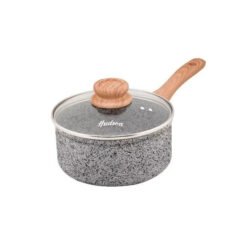 Cacerola forjado antiadherente granito con mango 20cm