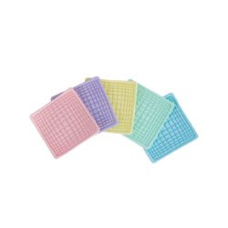 Posavasos de silicona cuadrados