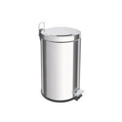 Cesto de basura de acero de 30ltrs