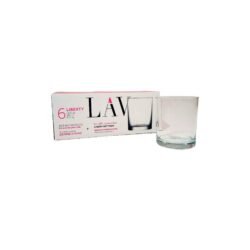 Set x6 vasos liberty v6 250cc