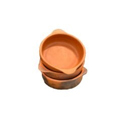 Cazuela de barro artesanal 15x6cm