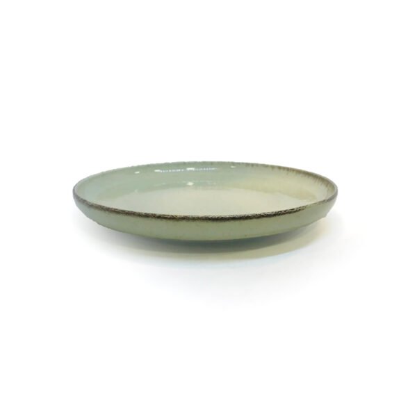 Plato postre de cerámica línea Green 19cm