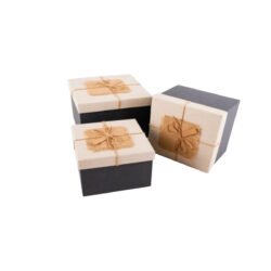 Caja Cartón con Yute Mediana