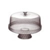 Plato de torta Carol con campana y pie 26cm