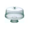 Plato de torta Carol con campana y pie 26cm