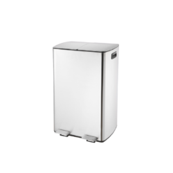 Cesto de Basura 2 divisiones para reciclaje 60L