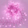 Luces led x50 en cable transparente - rosa