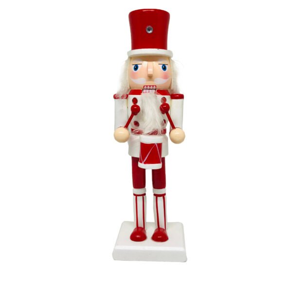 Cascanuez rojo de madera de 24cm