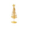 Pinito navideño de alambre con estrella de 7x18cm varios colores