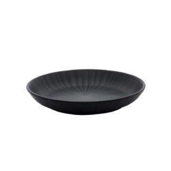 Plato hondo negro Onix de 20.5cm Oxford