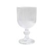 Copa de vidrio rayado Sophie 15cm transparente 350cc