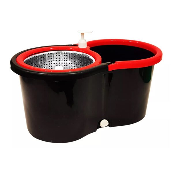 Balde Mopa centrífuga con dispenser de jabón