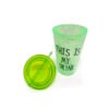 Vaso de plástico doble pared con gel refrigerante 450ml