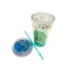 Vaso de plástico Dinos con gel refrigerante 450ml