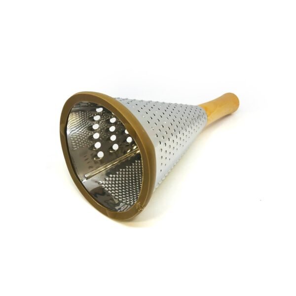 Rallador manual conico acero inoxidable mango madera
