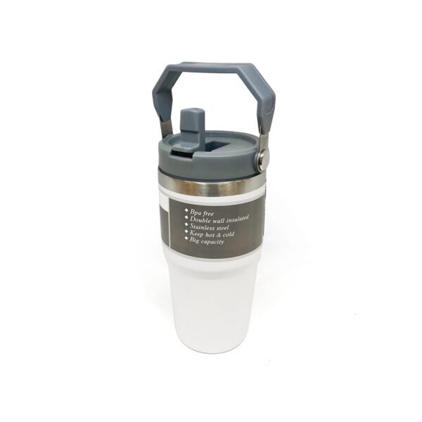 Vaso termico con manija 600ml con pico y sorbete