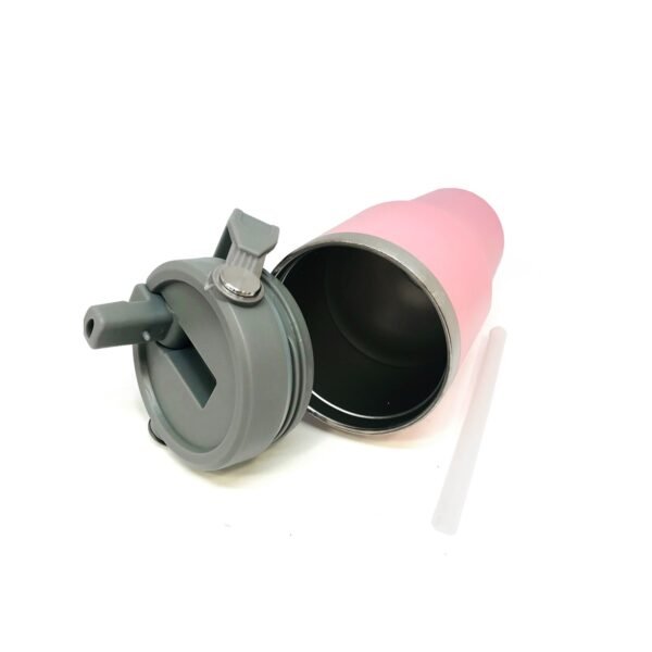 Vaso termico con manija 600ml con pico y sorbete