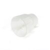 Vaso vidrio bajo rayado mediano con base pequeña