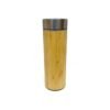 Botella térmica con sensor de temperatura de madera y acero 450ml
