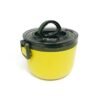 Lunchera vianda de plastico con recipiente de acero desmontable