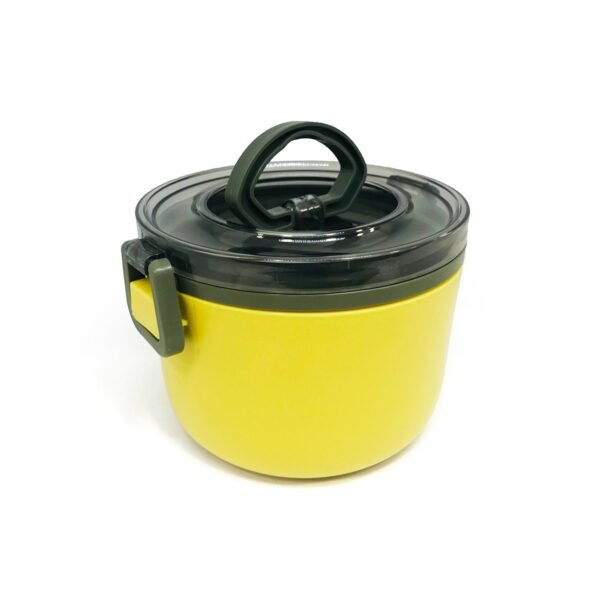 Lunchera vianda de plastico con recipiente de acero desmontable