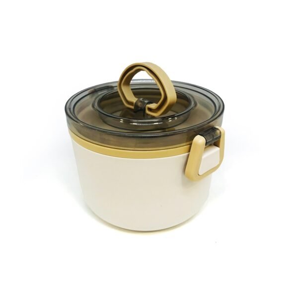 Lunchera vianda de plastico con recipiente de acero desmontable