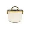 Lunchera vianda de plastico con recipiente de acero desmontable