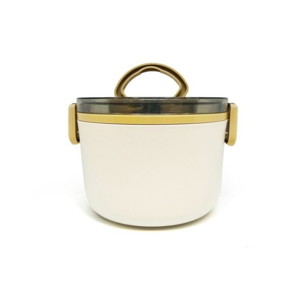 Lunchera vianda de plastico con recipiente de acero desmontable