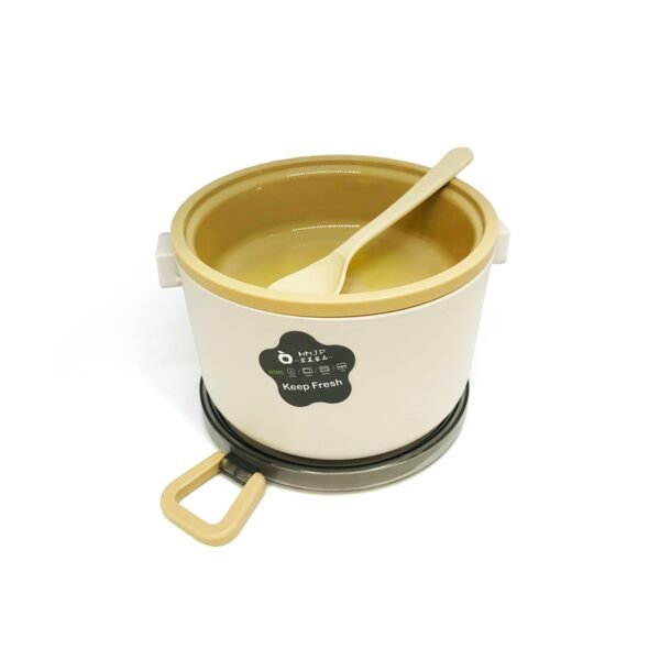 Lunchera vianda de plastico con recipiente de acero desmontable
