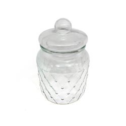 frasco vidrio tapa hermetico 2,65l con fondo blanco