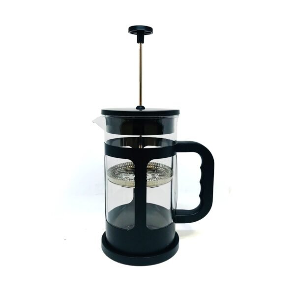 Cafetera prensa francesa embolo vidrio color negro 1 litro