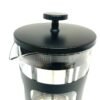 Cafetera prensa francesa embolo vidrio color negro 1 litro