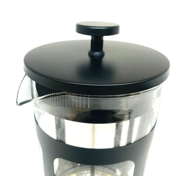 Cafetera prensa francesa embolo vidrio color negro 1 litro