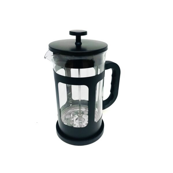 Cafetera prensa francesa embolo vidrio color negro 1 litro