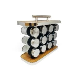 Set x12 especieros madera con fondo blanco