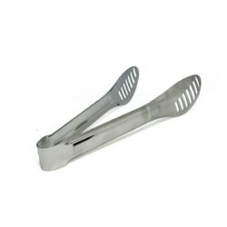 Pinza para ensalada acero inoxidable con fondo blanco