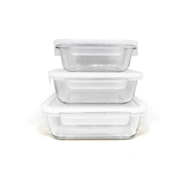 Taper bowl hermético rectangular tapa con trabas 700ml