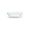 Taper bowl hermético rectangular con trabas 410ml