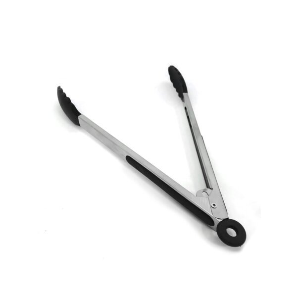Pinza de cocina multiuso acero inoxidable y silicona 30cm