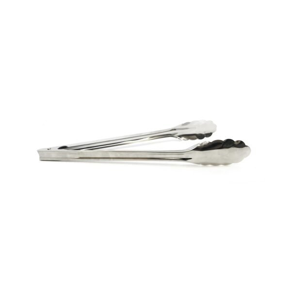 Pinza cocina utensilio acero inoxidable con traba 29cm