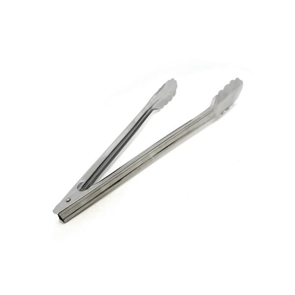 Pinza cocina utensilio acero inoxidable con traba 29cm