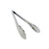 pinza cocina acero inoxidable con fondo blanco