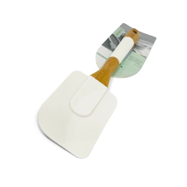 Espátula repostera de silicona con mango de madera