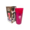 Vaso térmico de acero inoxidable con filtro y botón push 380ml