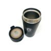 Vaso térmico de acero inoxidable con filtro y botón push 380ml