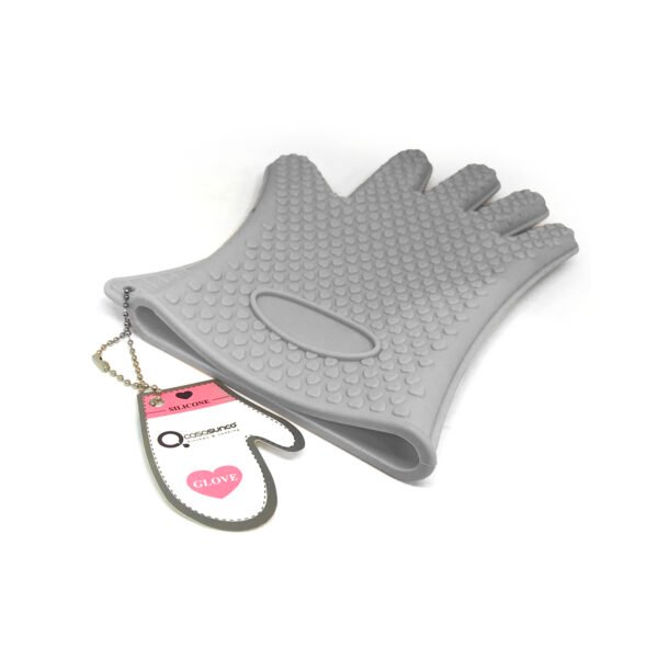 Manopla agarradera de silicona con relieve