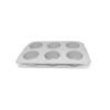 Molde de silicona para 6 muffins de 18x30cm