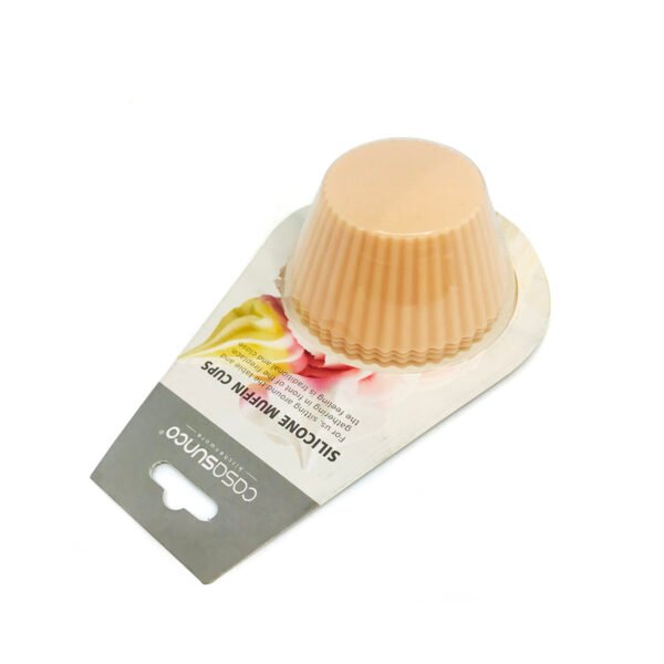Moldes de silicona x4 para muffins cupcakes individuales