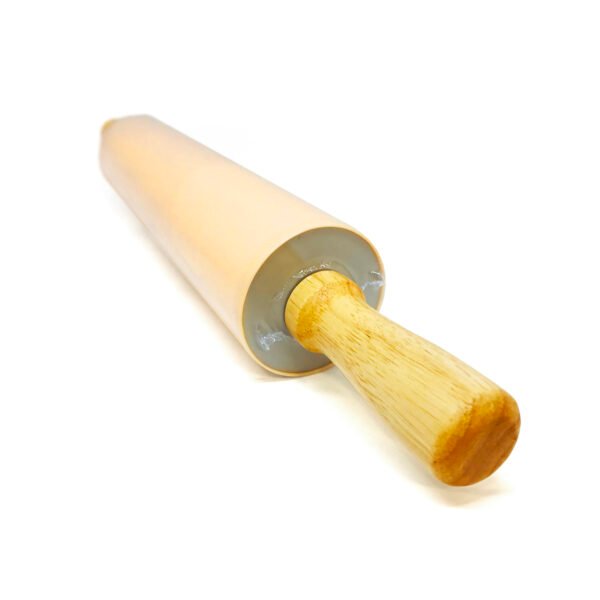 Palo de amasar de silicona con agarre de madera 46cm